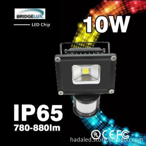 HOT SALE!!! PIR Sensor 10W led flood light